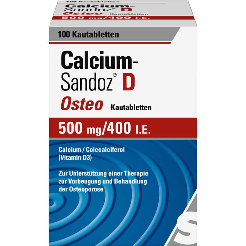 CALCIUM SANDOZ D Osteo 500 mg/400 I.E. Kautabl.
