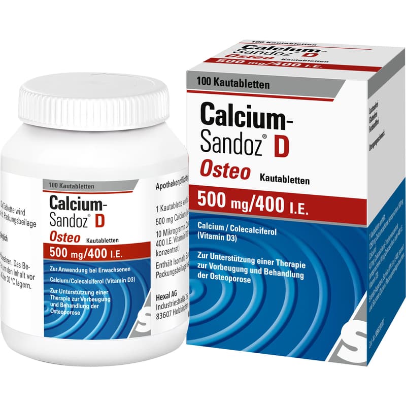 CALCIUM SANDOZ D Osteo 500 mg/400 I.E. Kautabl.