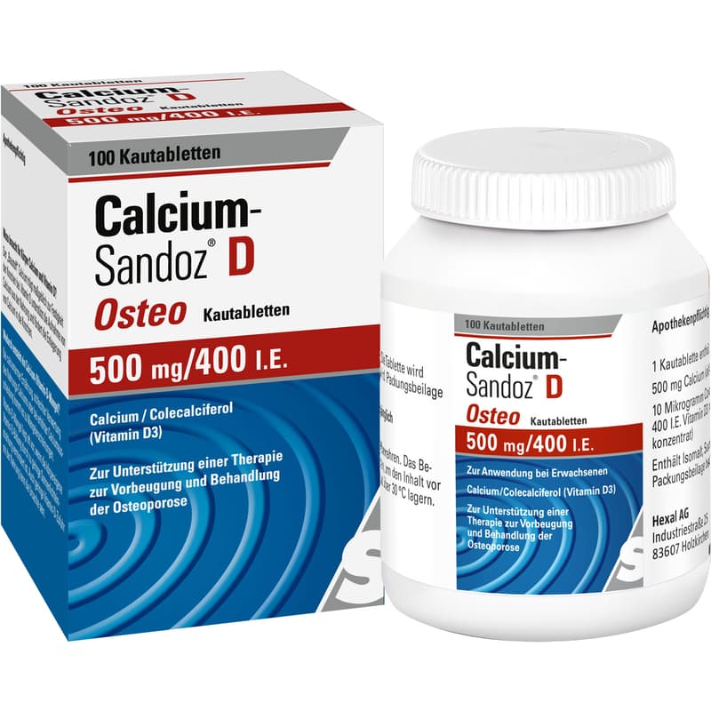 CALCIUM SANDOZ D Osteo 500 mg/400 I.E. Kautabl.
