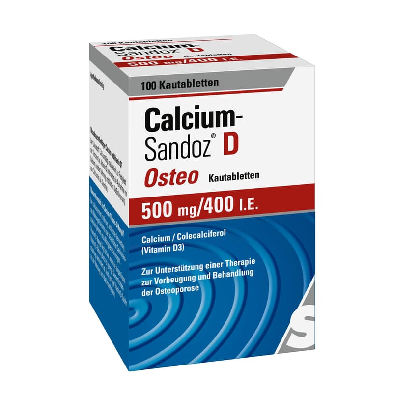 CALCIUM SANDOZ D Osteo 500 mg/400 I.E. Kautabl.