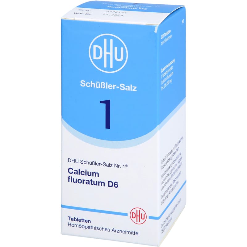 BIOCHEMIE DHU 1 Calcium fluoratum D 6 Tablets