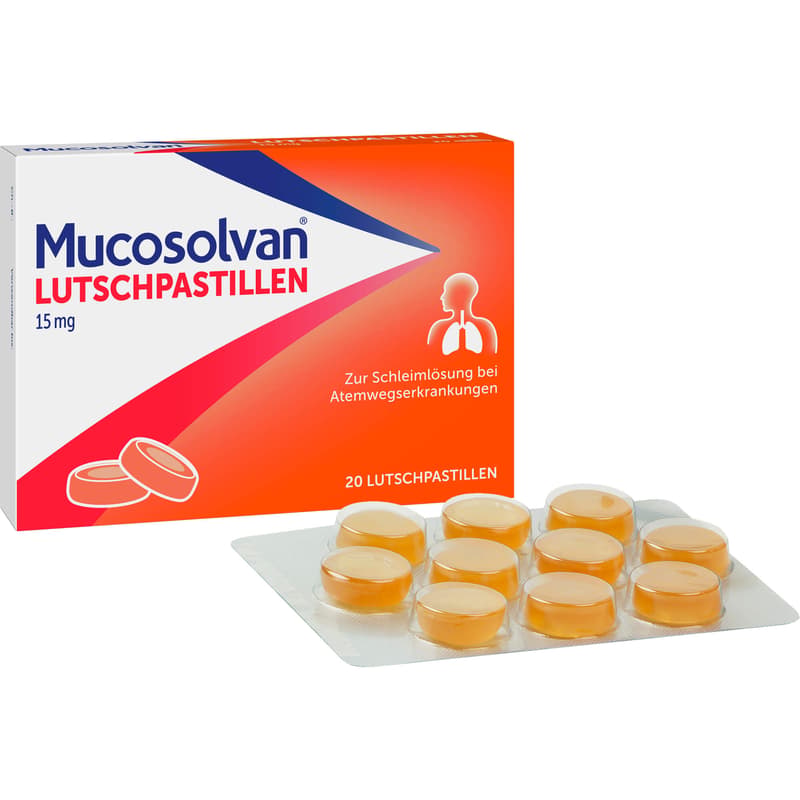 MUCOSOLVAN lozenges 15 mg