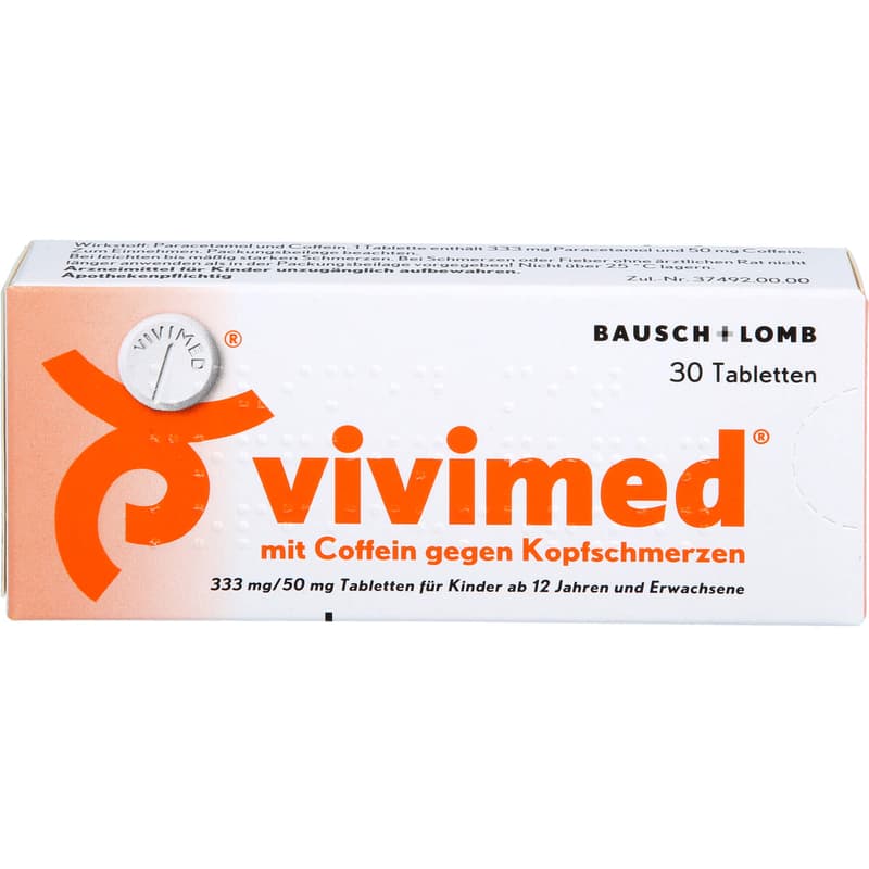 VIVIMED mit Coffein gegen Kopfschmerzen Tabletten