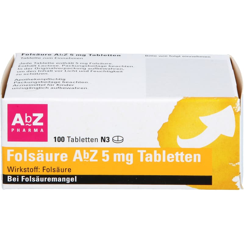 FOLSÄURE AbZ 5 mg Tabletten