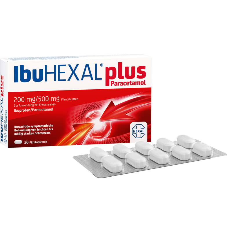 IBUHEXAL plus Paracetamol 200 mg/500 mg Filmtabl.