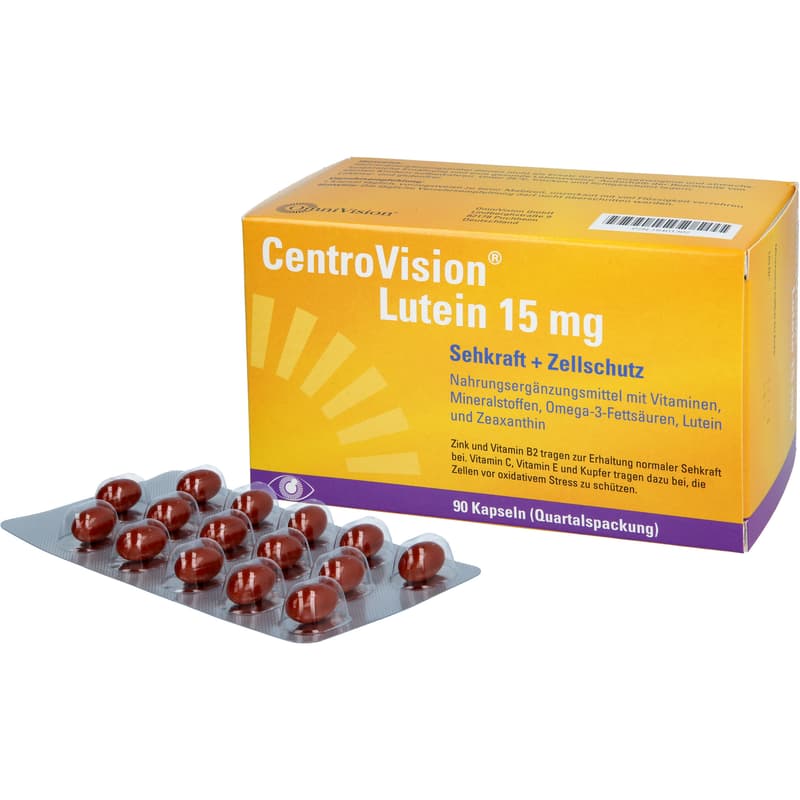 CENTROVISION Lutein 15 mg Kapseln