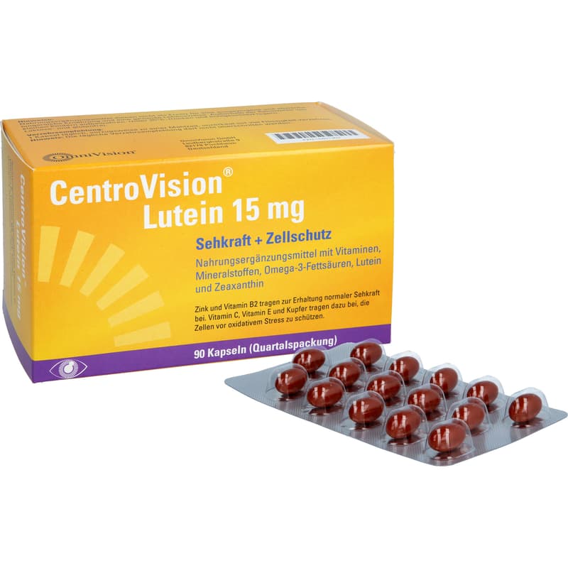CENTROVISION Lutein 15 mg Kapseln