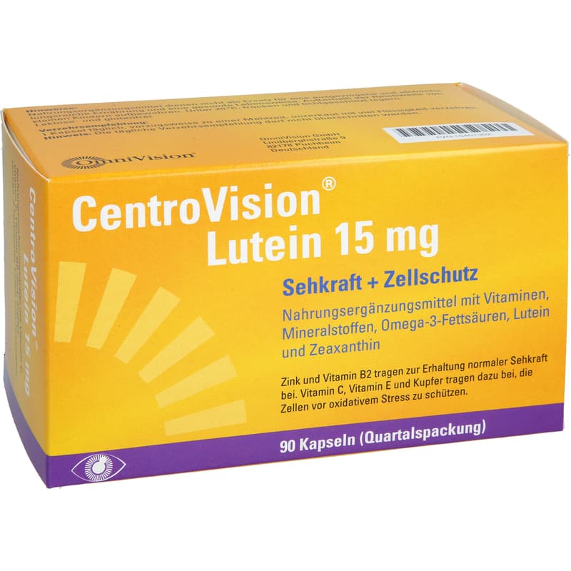 CENTROVISION Lutein 15 mg Kapseln