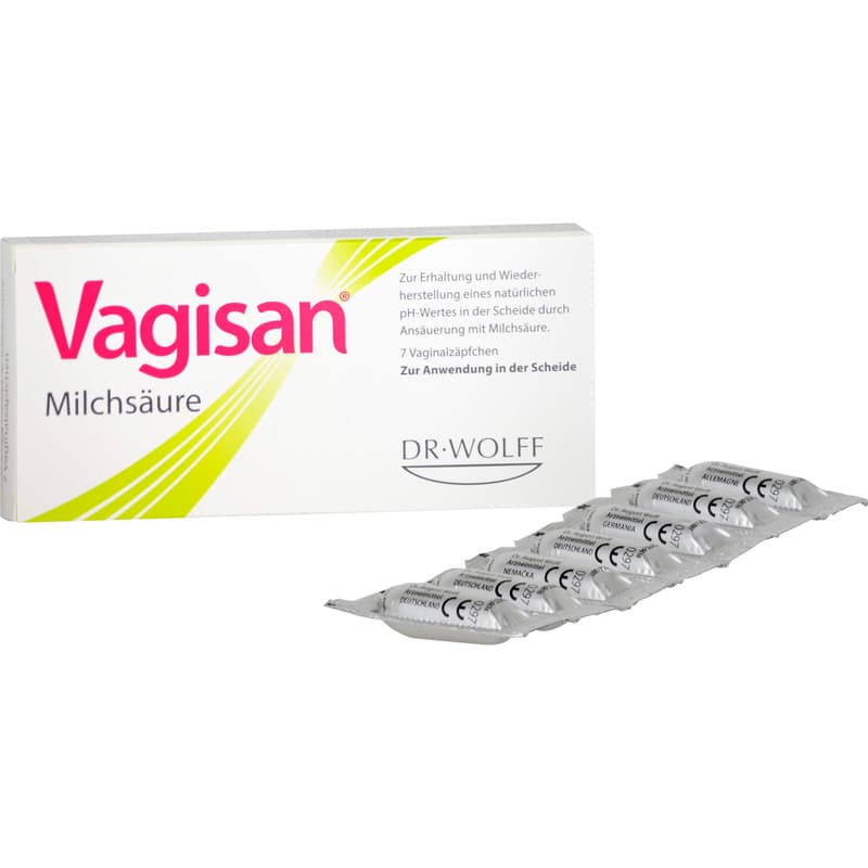 VAGISAN lactic acid vaginal suppositories
