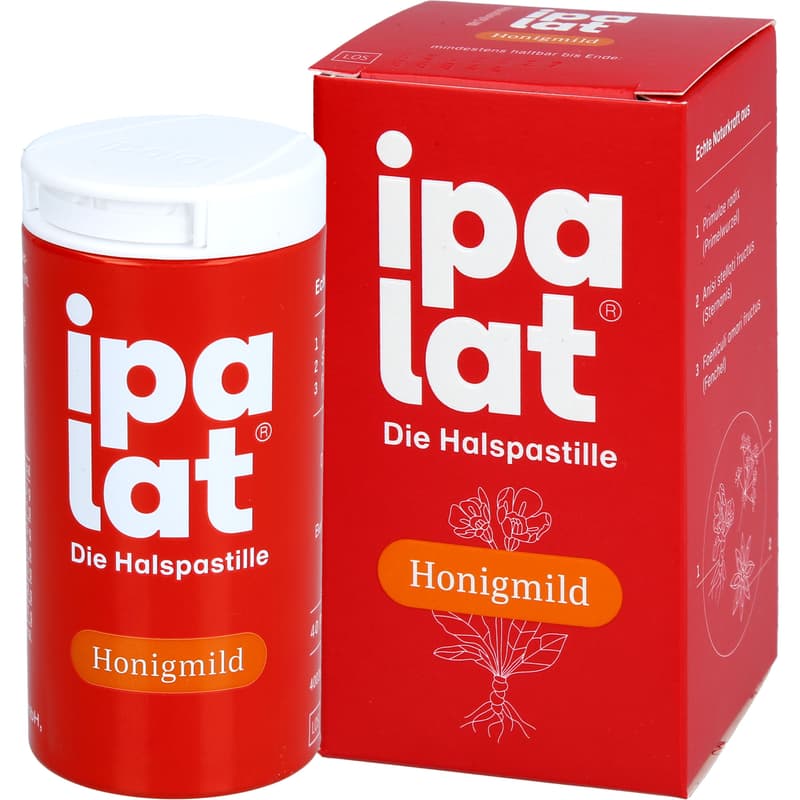 IPALAT Halspastillen honigmild o.Menthol zuckerfr.