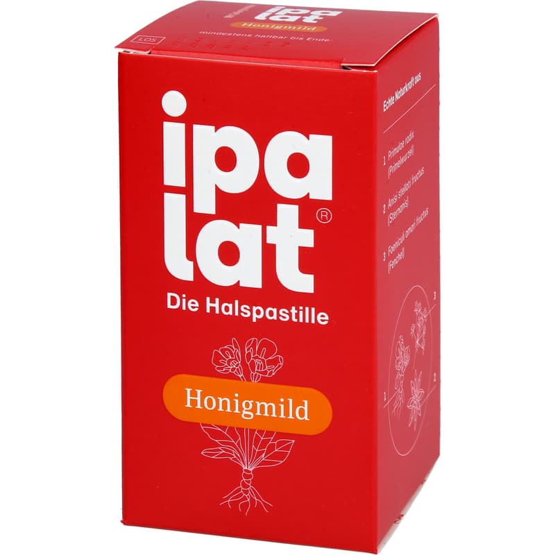 IPALAT Halspastillen honigmild o.Menthol zuckerfr.