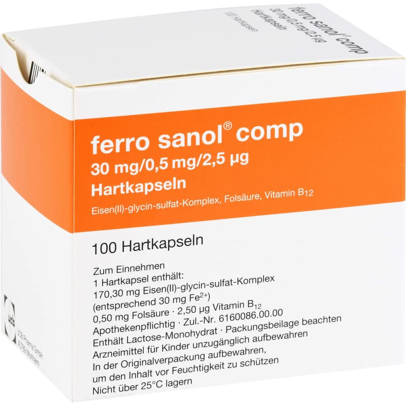 FERRO SANOL comp. Hartkaps.m.msr.überz.Pellets