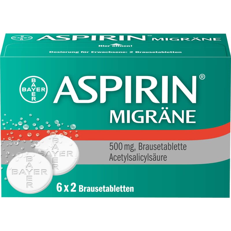 ASPIRIN MIGRÄNE 500 mg Brausetabletten