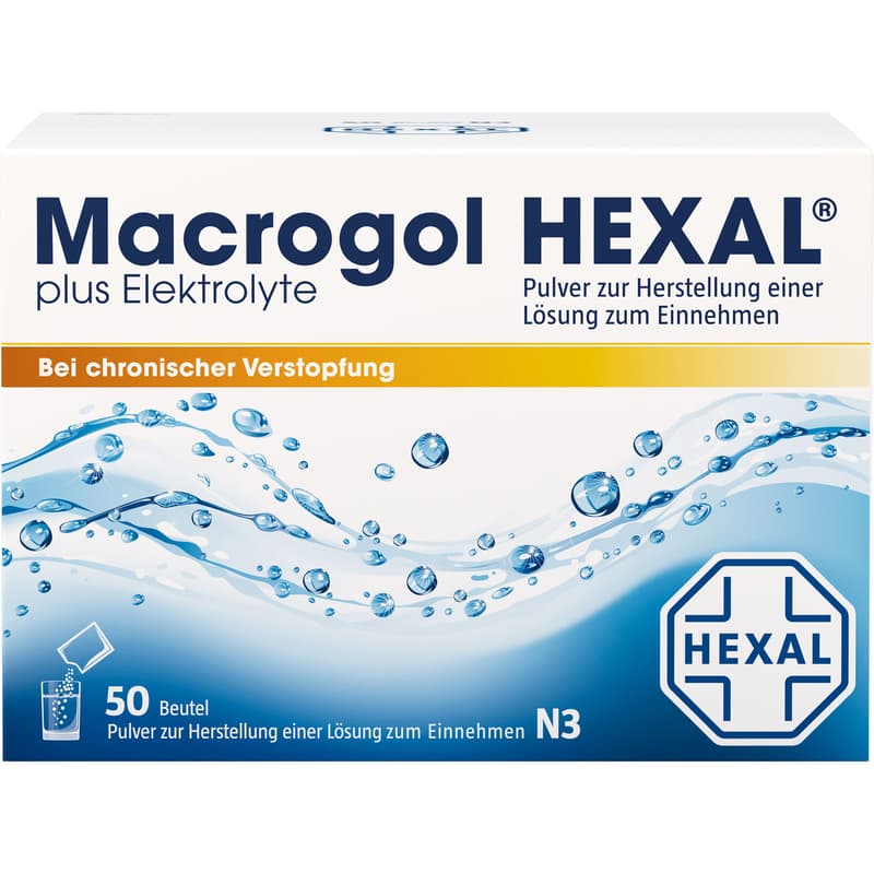 MACROGOL HEXAL plus Elektrolyte Plv.z.H.e.L.z.E.