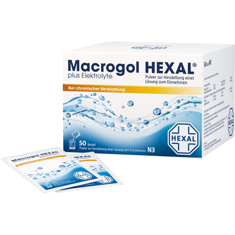 MACROGOL HEXAL plus Elektrolyte Plv.z.H.e.L.z.E.