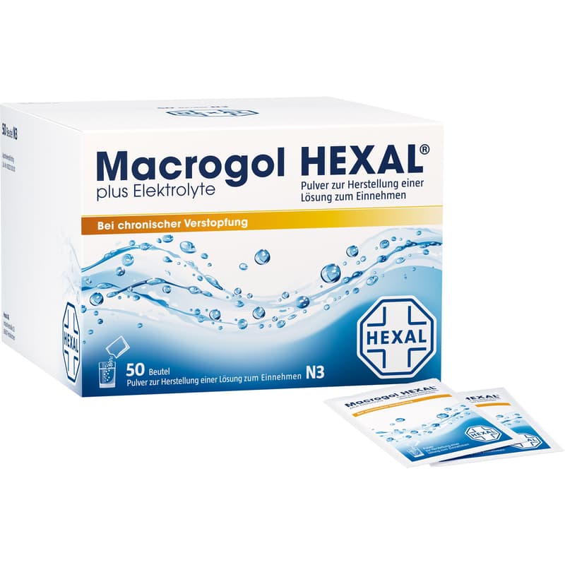 MACROGOL HEXAL plus Elektrolyte Plv.z.H.e.L.z.E.