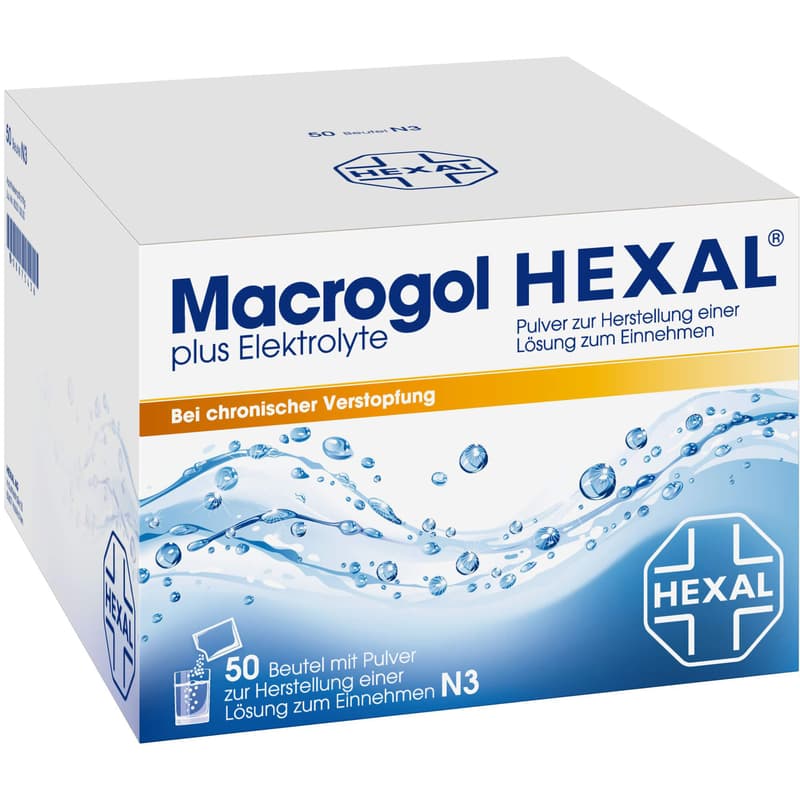 MACROGOL HEXAL plus Elektrolyte Plv.z.H.e.L.z.E.