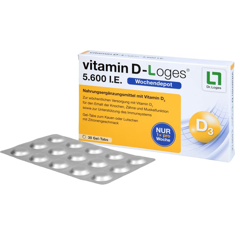 VITAMIN D-LOGES 5.600 I.E. Wochendepot Kautabl.
