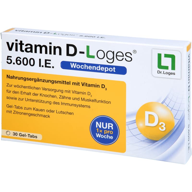 VITAMIN D-LOGES 5.600 I.E. Wochendepot Kautabl.