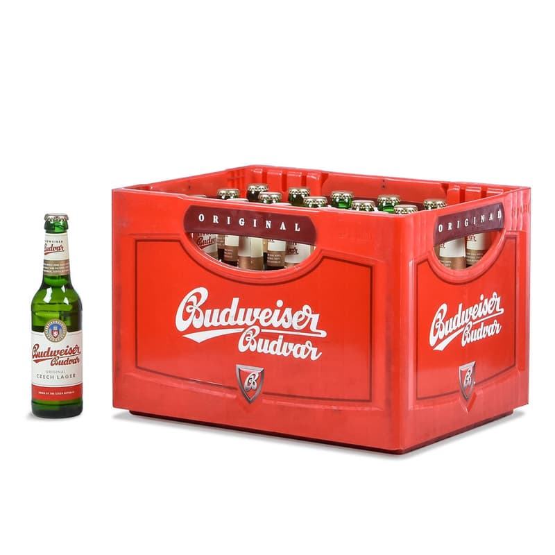 Budweiser Budvar Premium Lager Case 24x0.33 l (REFILLABLE)