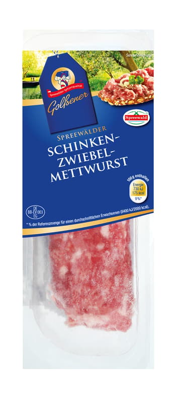 Golßener Schinkenzwiebelmettwurst