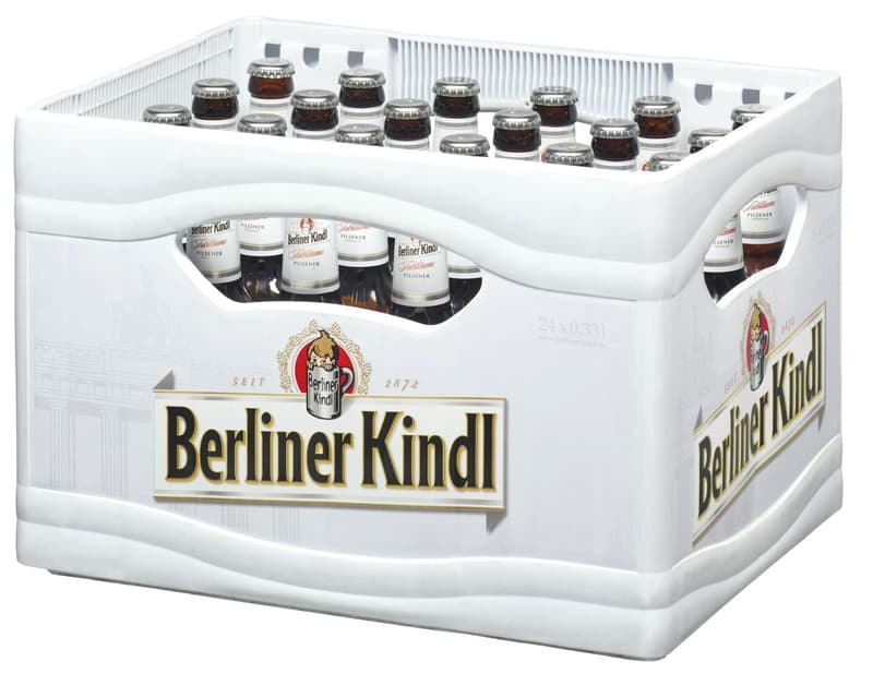 Berliner Kindl Jubiläum Pilsner Alkoholfrei Kiste 24x0,33 l (MEHRWEG)