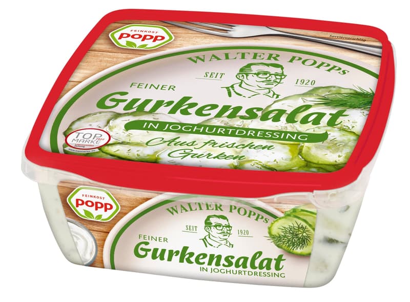 Walter Popps frischer Gurkensalat