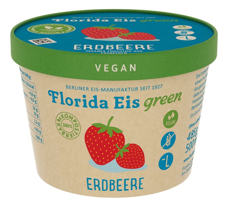 Florida Ice Cream Strawberry Vegan