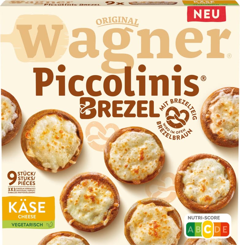 WAGNER STEINOFEN PICCOLINIS Brezel Käse