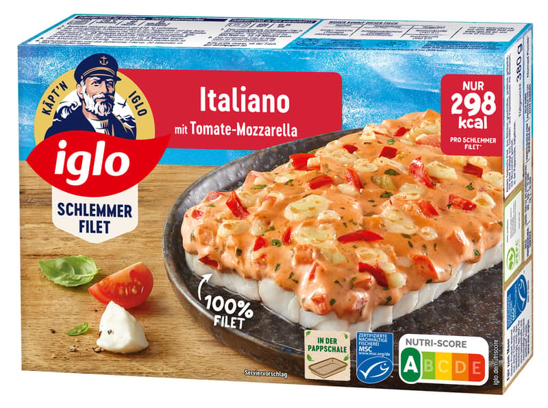 iglo MSC Schlemmer-Filet Italiano mit Tomate-Mozzarella