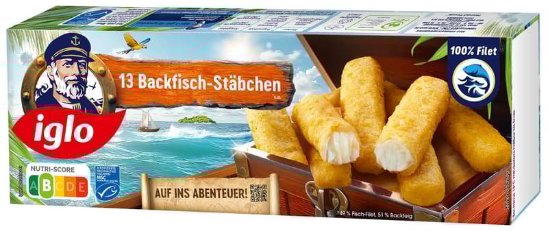 iglo MSC 13 Backfisch-Stäbchen