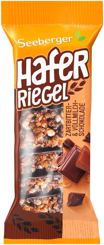 Seeberger Haferriegel Zartbitter- & Vollmilchschokolade