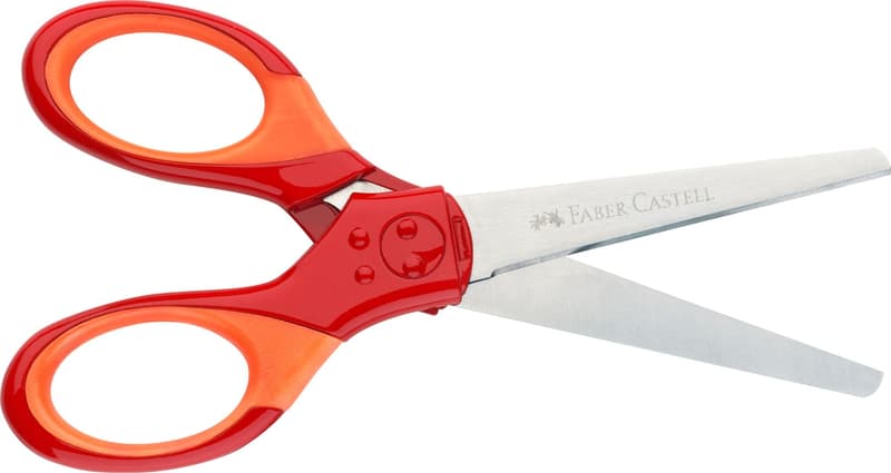 Faber-Castell school scissors Grip red