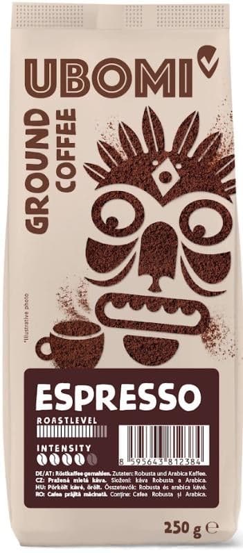 Ubomi Espresso gemahlen