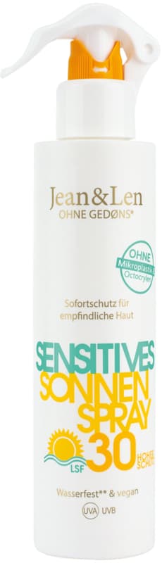 Jean und Len Sensitives Sonnenspray LSF 30