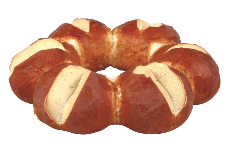 Pretzel wreath