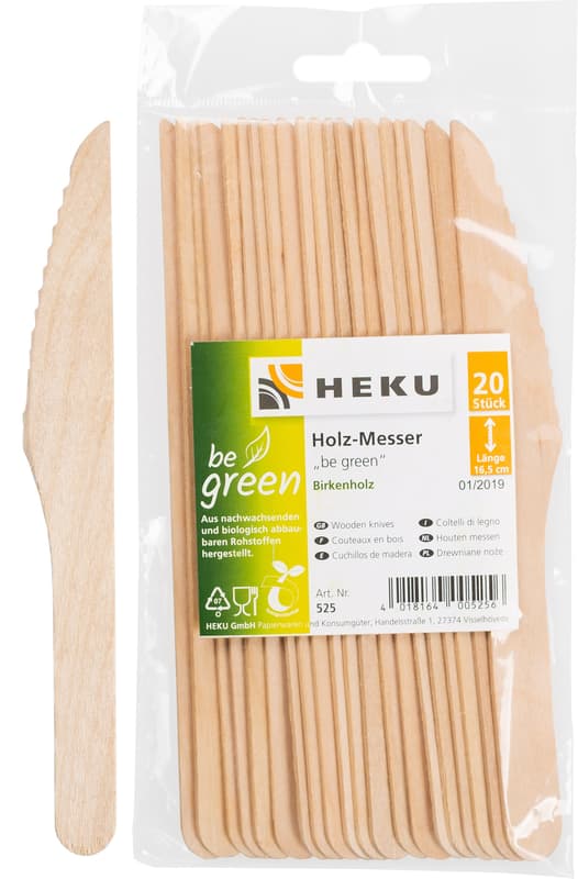 Holzmesser, 20 Stück