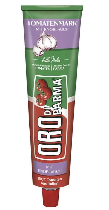 Oro di Parma Tomatenmark mit Knoblauch