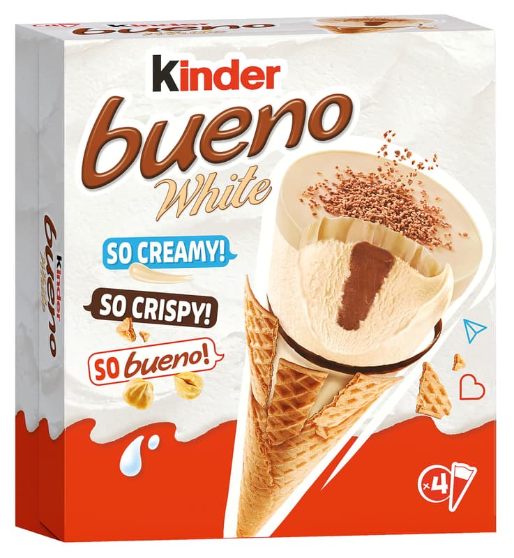 kinder bueno Eis White 4er