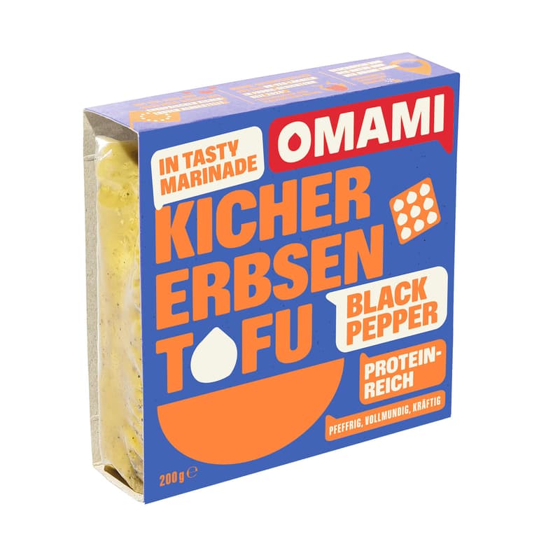 Omami Chickpea Tofu Black Pepper