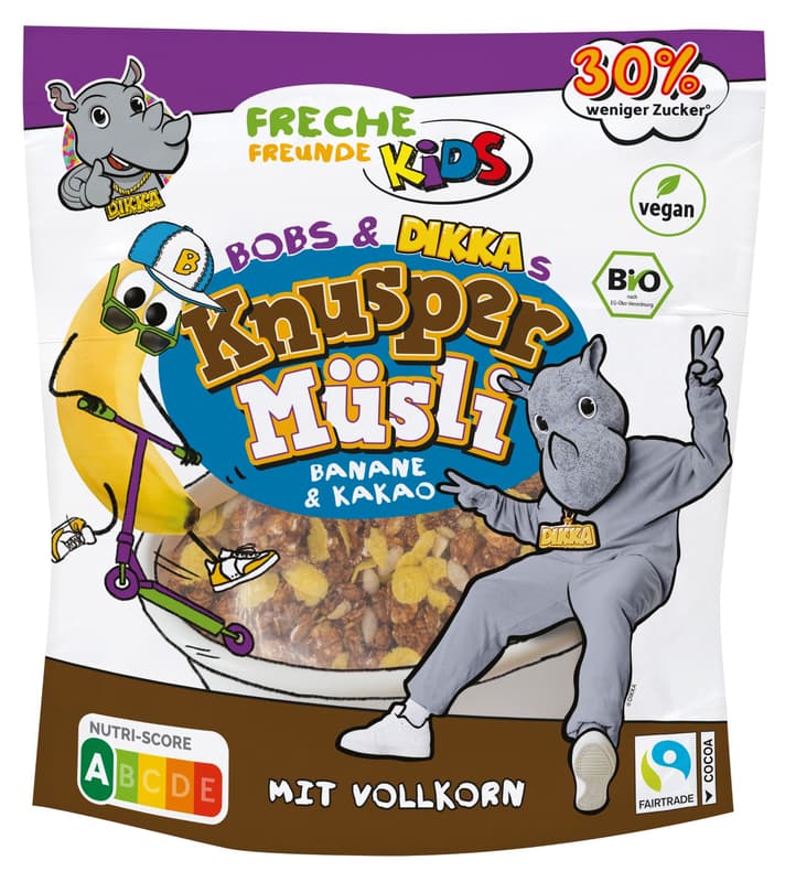 Freche Freunde BIO Bobs & DIKKAs Crunchy Muesli Banana & Cocoa