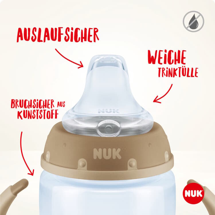 NUK First Choice Trinklernflasche 6-18 Monate grün