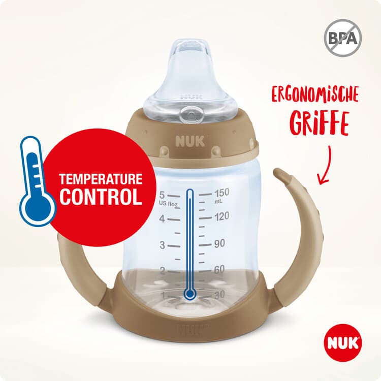 NUK First Choice Trinklernflasche 6-18 Monate grün