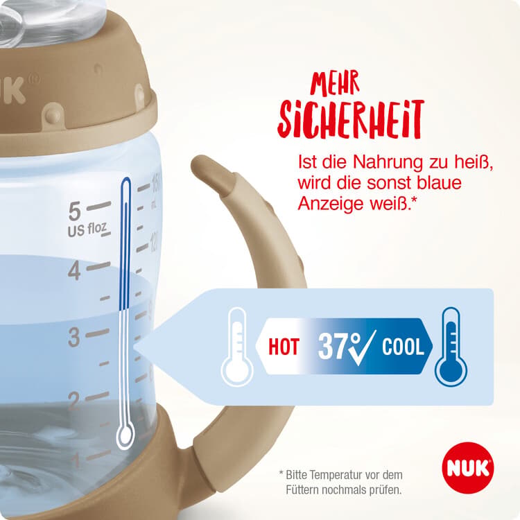 NUK First Choice Trinklernflasche 6-18 Monate grün