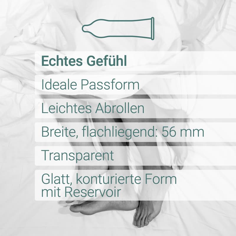 DU&ICH by BILLY BOY Real Feeling 11-pack of condoms, 56 mm, Sensitive condoms