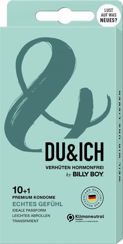 DU&ICH by BILLY BOY Real Feeling 11-pack of condoms, 56 mm, Sensitive condoms