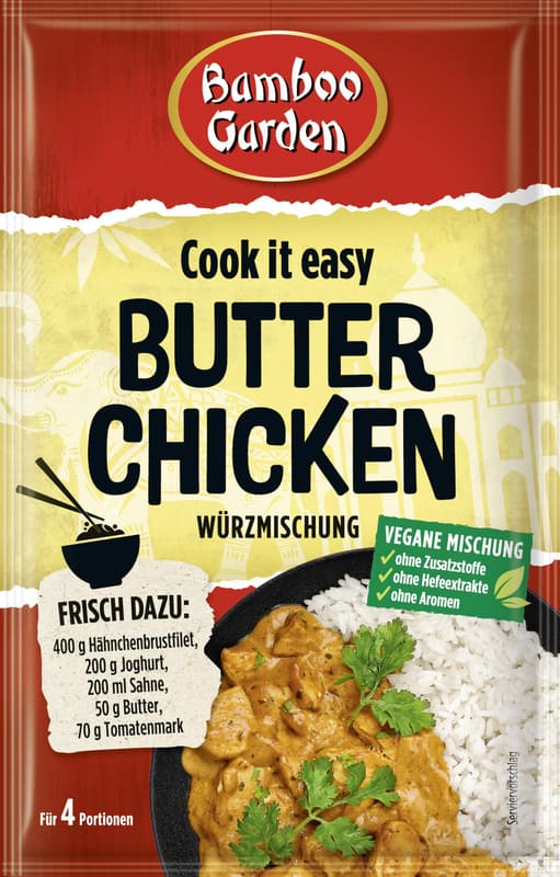 Bamboo Garden Butter Chicken Würzmischung