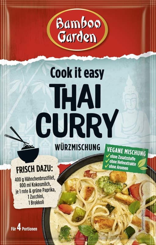 Bamboo Garden Thai Curry Würzmischung