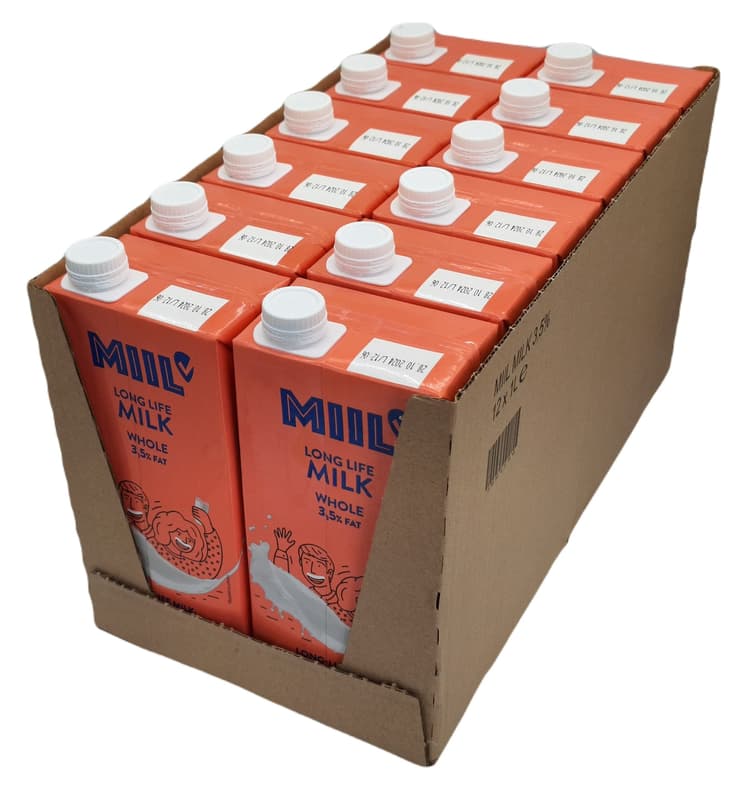 MIIL Haltbare Milch 3,5% Fett 12 Pack