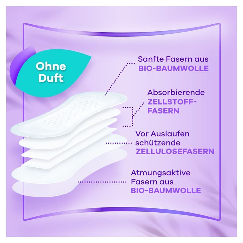 Always Daily Fresh Slipeinlagen Normal, mit 100 % pflanzenbasierten Fasern, 42 Stück, ohne Duft